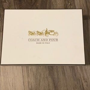 New coach and four sandals